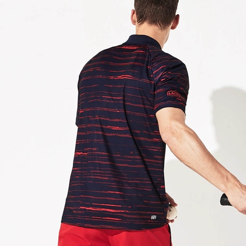 lacoste raglan polo